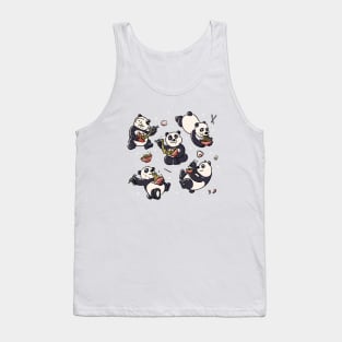 Ramen Pandas by Tobe Fonseca Tank Top